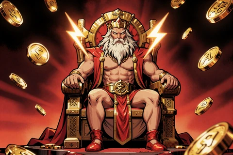 Gates of Olympus Slot Illustration im Gangster-Comic-Stil