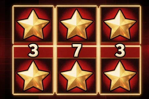 Magic Stars 9 Slot Illustration im Gangster-Comic-Stil