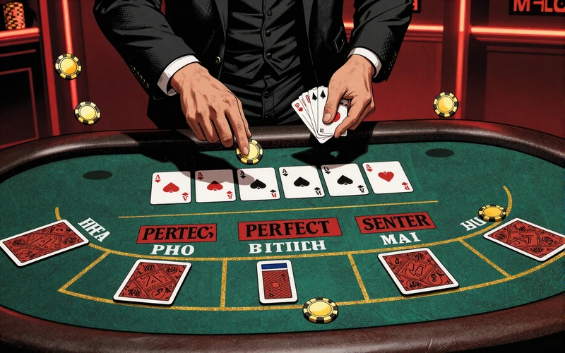 All Bets Blackjack Slot Illustration im Gangster-Comic-Stil